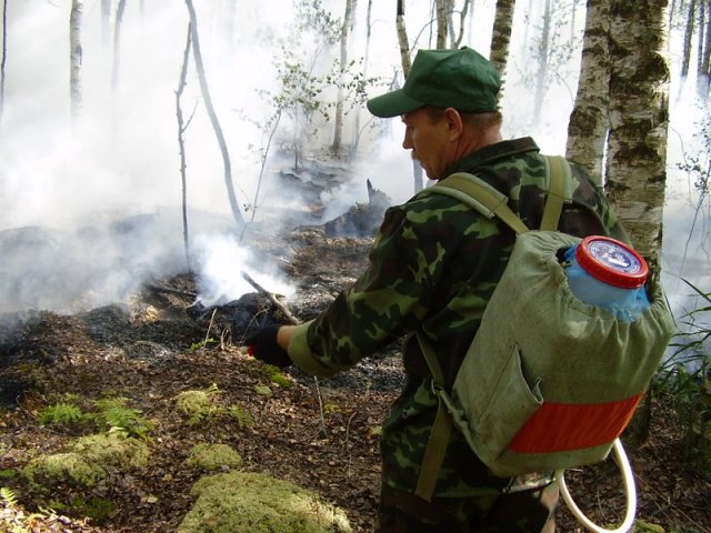 Заводчане на пожарах 2010 года